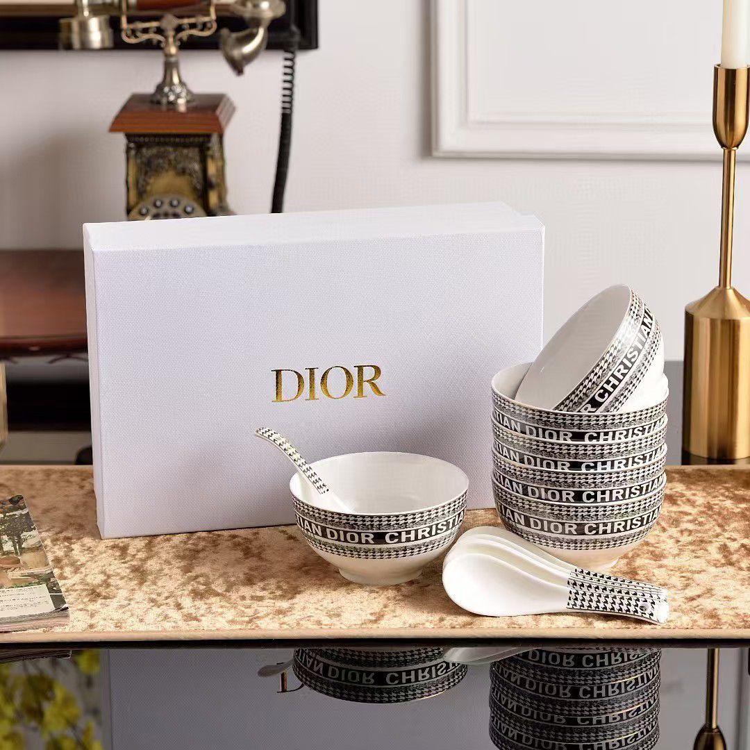 Christian Dior soup bowl set of six available in two colors